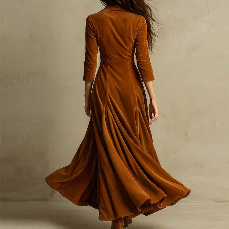 Mariane - Zeitloses Maxi-Kleid aus Samt