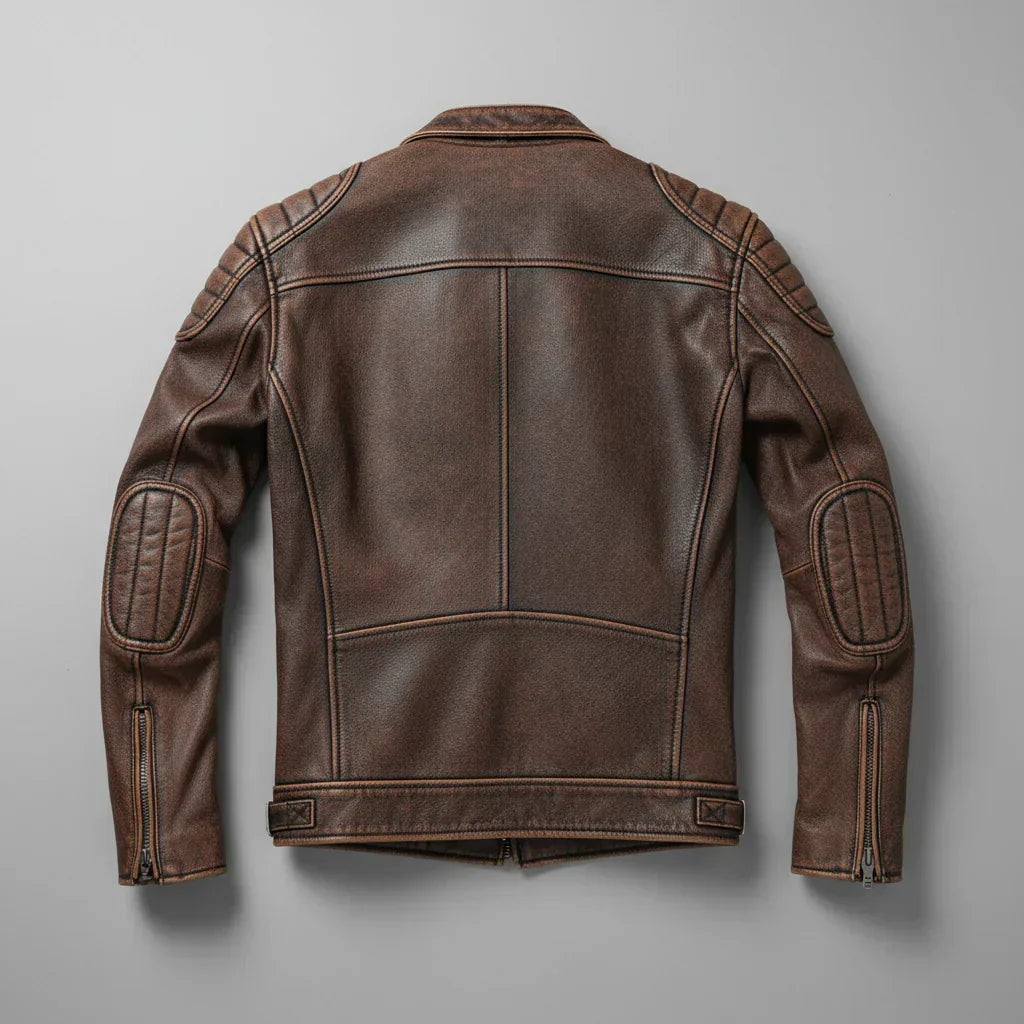 Kiel – Premium-Leder-Motorradjacke