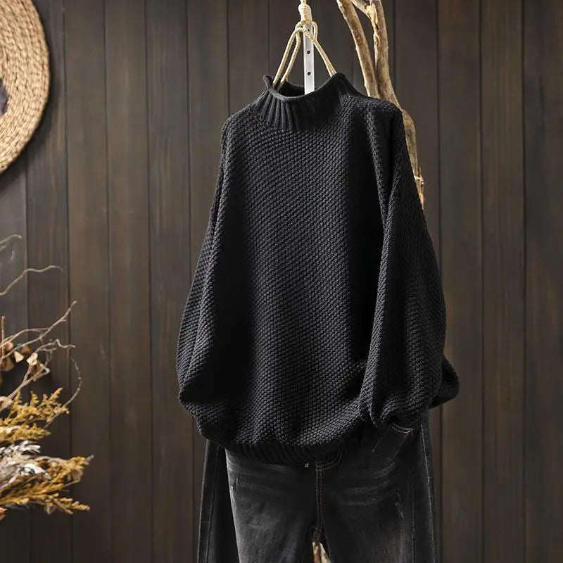 Shiloh – Locker gestrickter Strukturpullover
