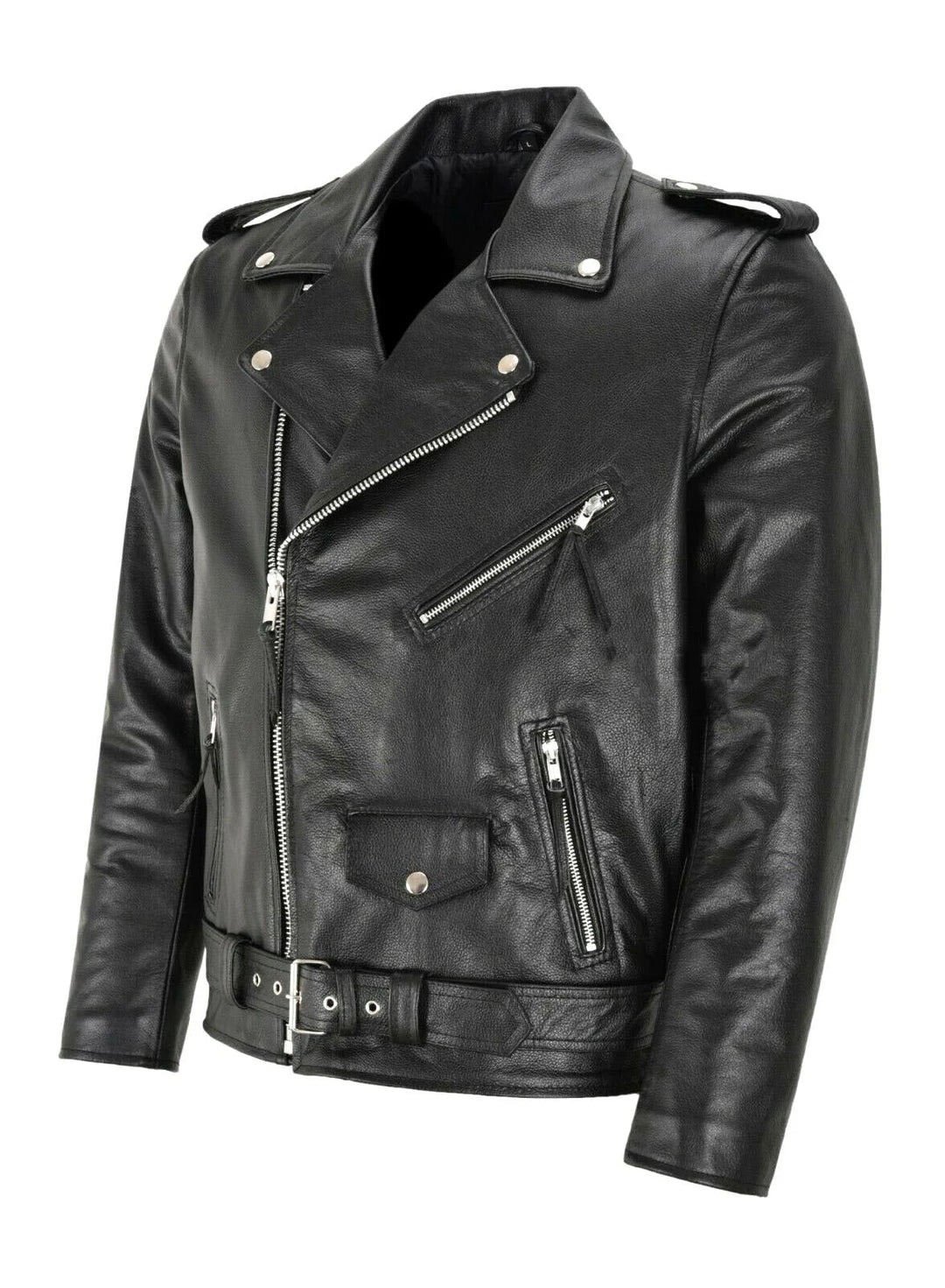 Andrei – Zeitlose Leder-Bomberjacke