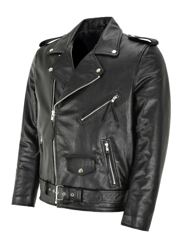 Andrei – Zeitlose Leder-Bomberjacke