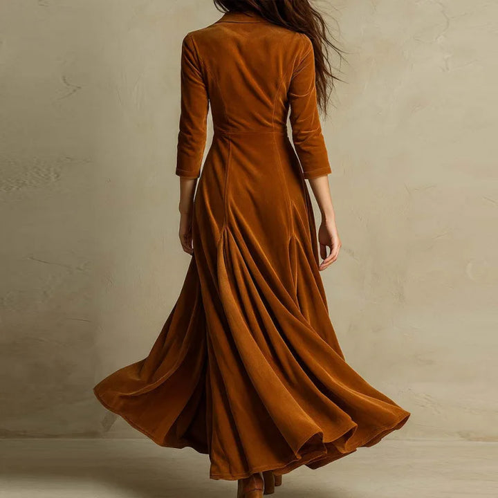 Mariane - Zeitloses Maxi-Kleid aus Samt