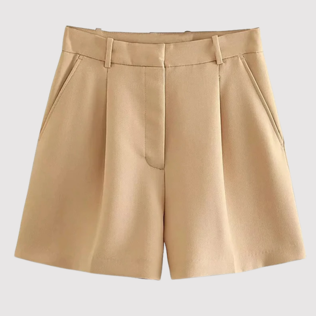 Simone – Elegante High-Waist-Sommershorts