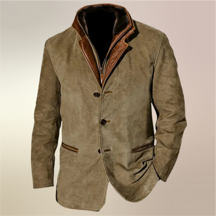 Daniel – Strukturierte Jacke im Vintage-Look