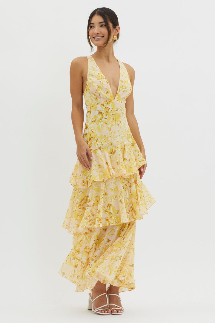 Ashlyn – Bloom Shift Midikleid