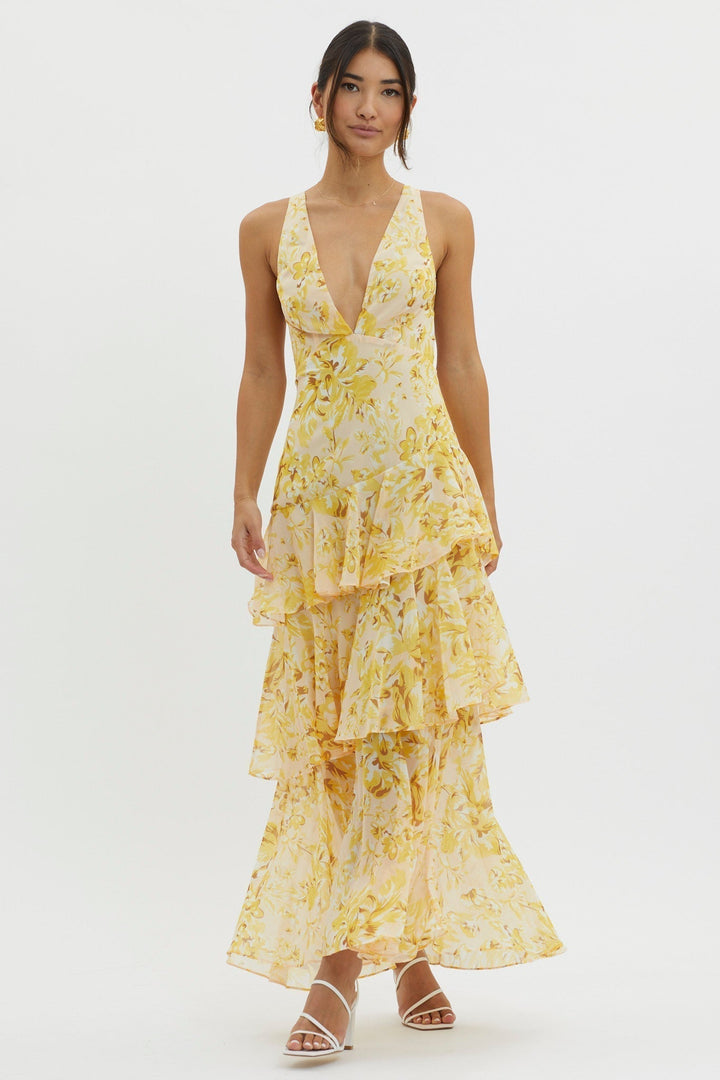 Ashlyn – Bloom Shift Midikleid