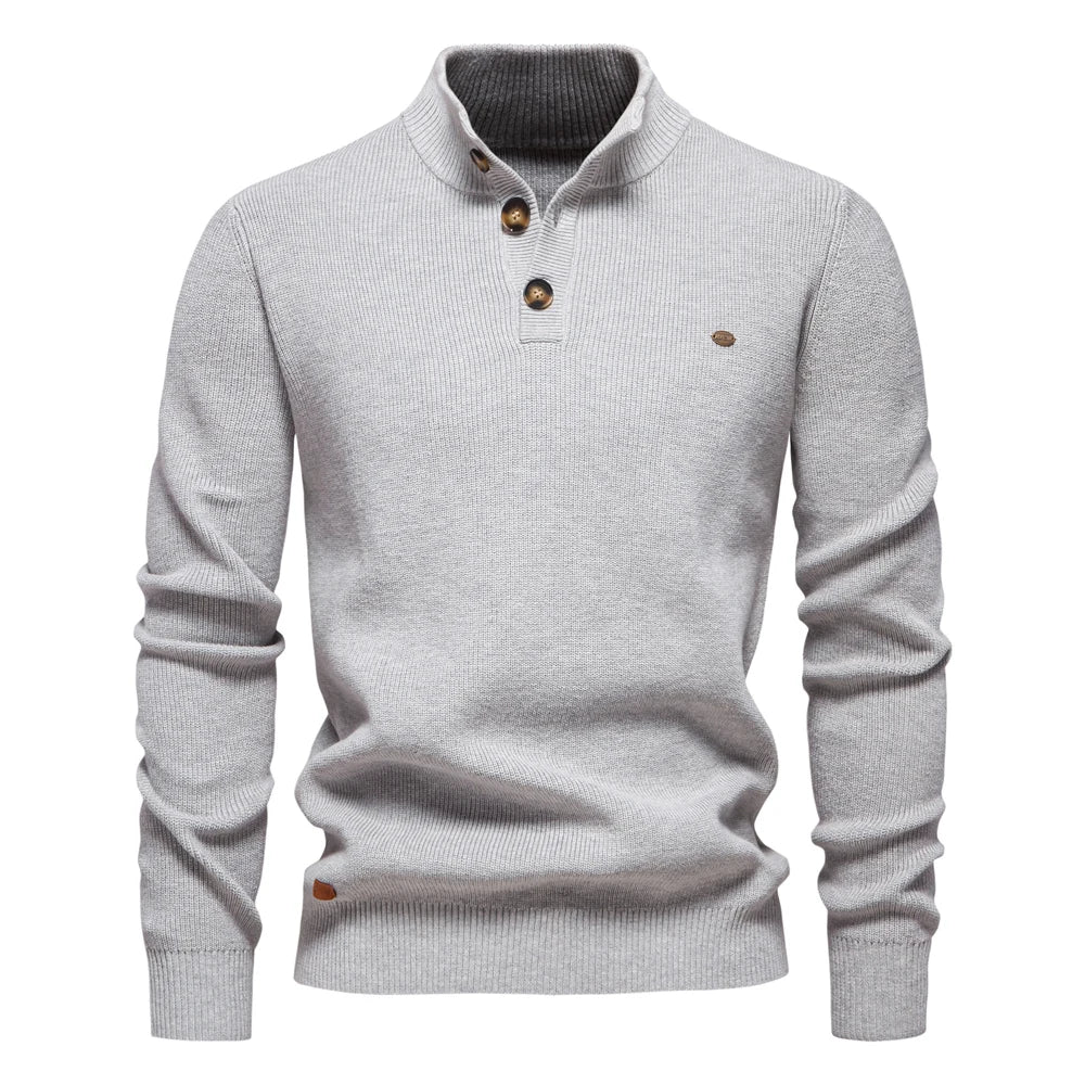 Bernard – Herren-Strickjacke mit Knopfleiste
