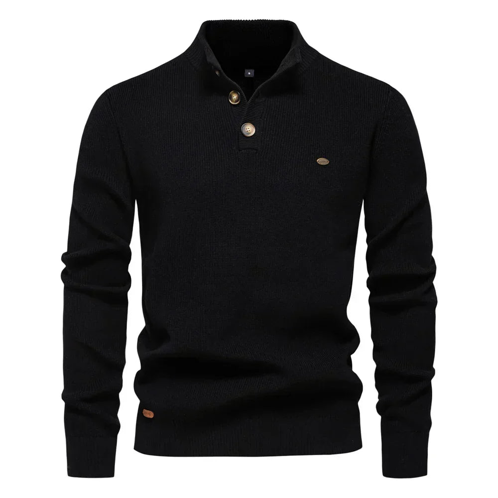 Bernard – Herren-Strickjacke mit Knopfleiste