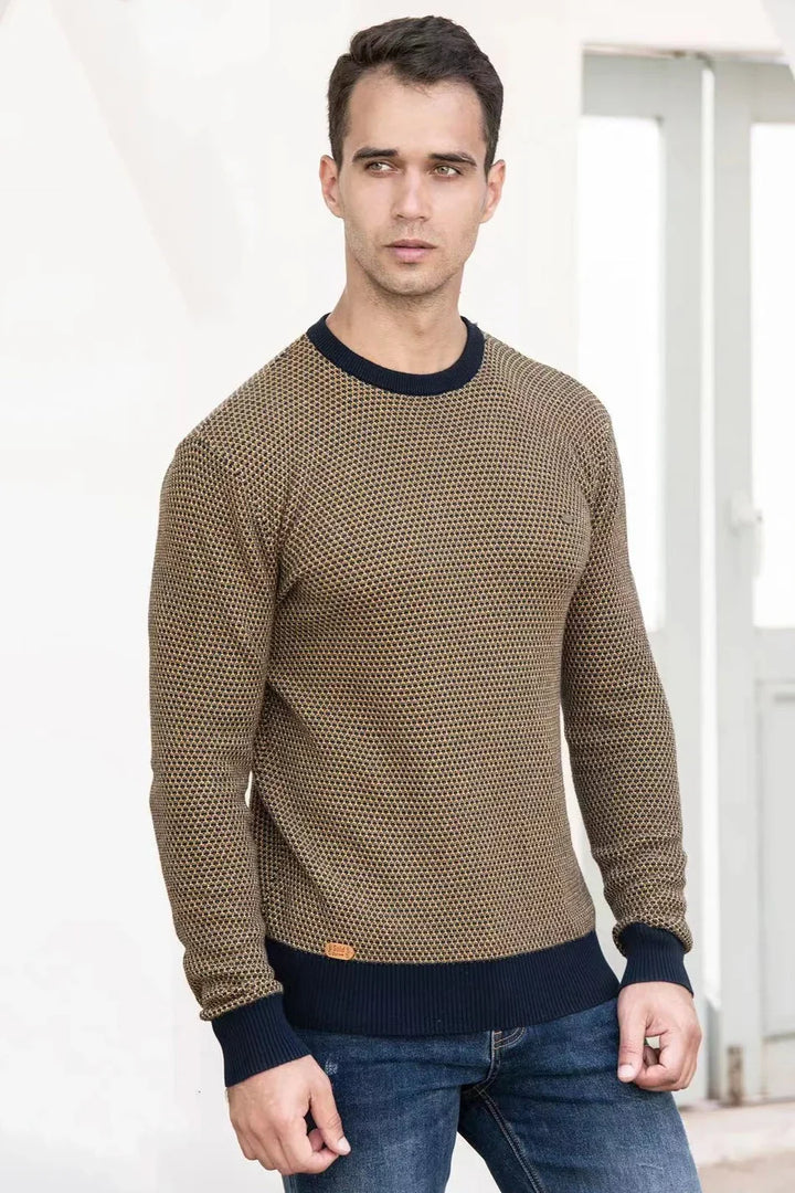 Jeremy – Karierter Herrenpullover