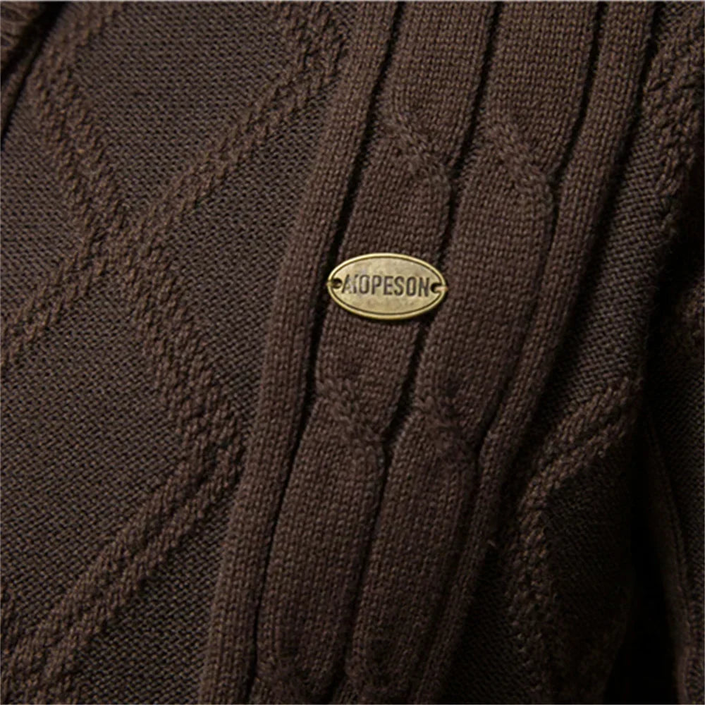 Patrick – Herren-Strickjacke mit Knopfleiste