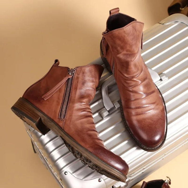 Bernard - Chelsea Boots aus Cavallino-Leder