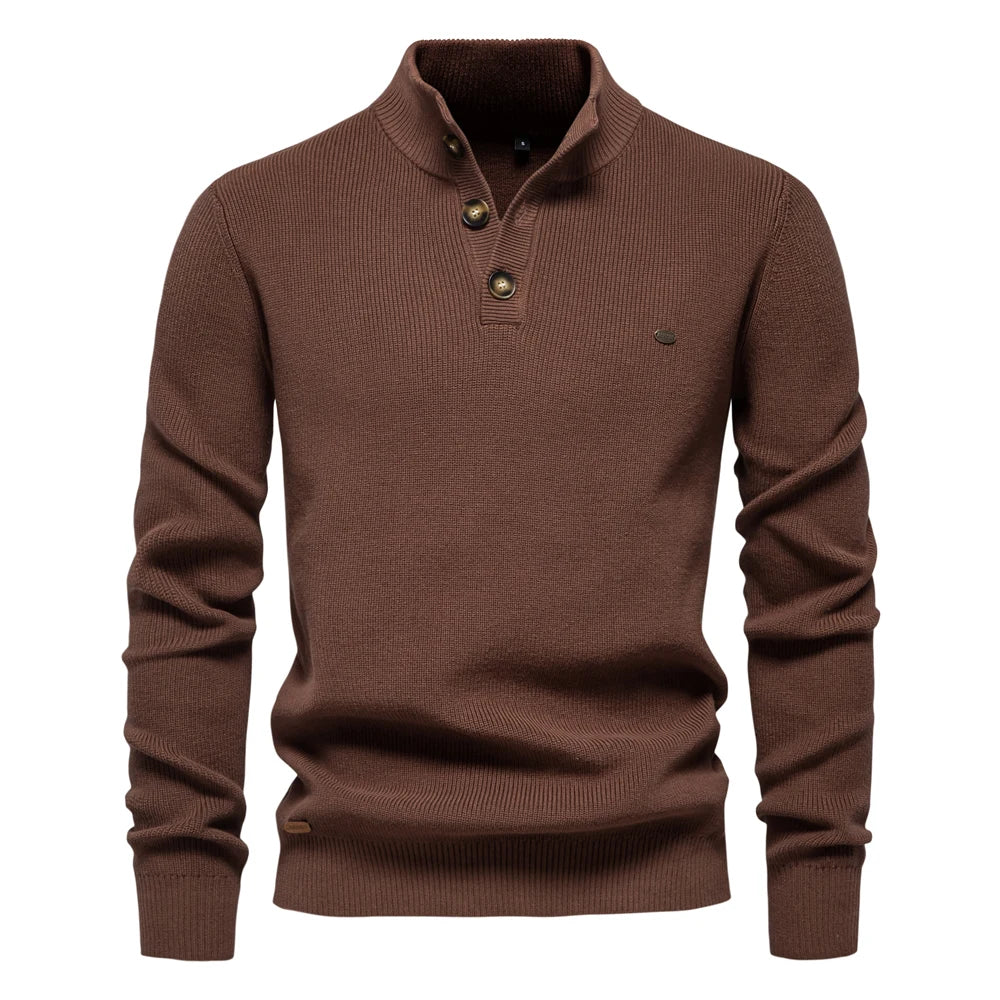 Bernard – Herren-Strickjacke mit Knopfleiste
