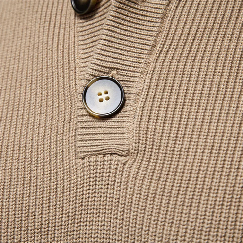 Bernard – Herren-Strickjacke mit Knopfleiste