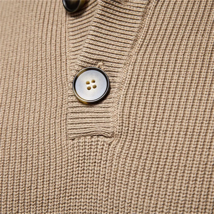 Bernard – Herren-Strickjacke mit Knopfleiste