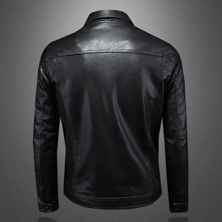 Micheal – Biker-Lederjacke mit rustikalem Charme
