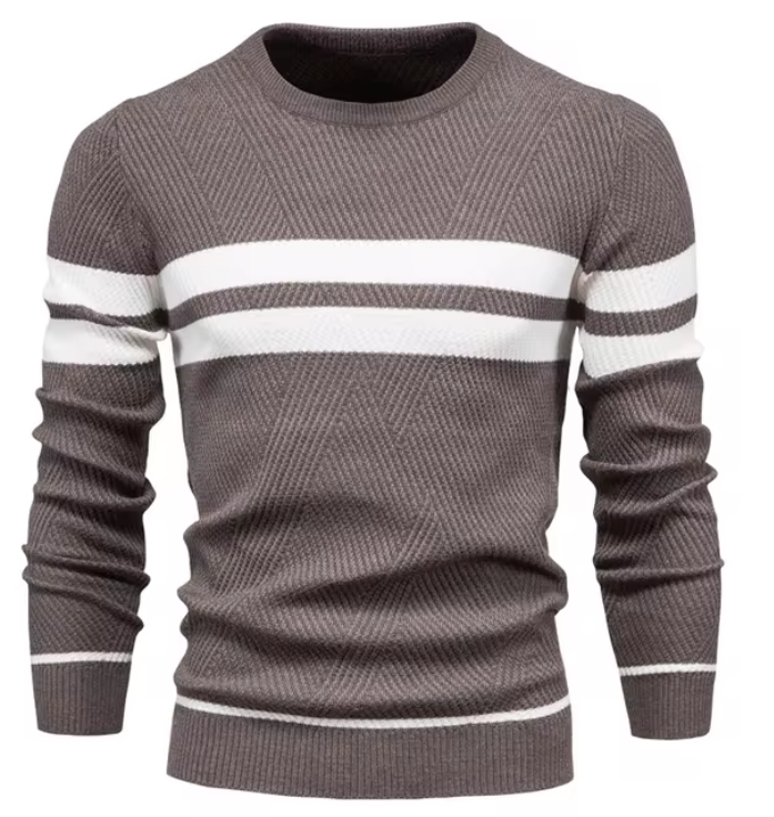 Edward – Elegantes Herren-Fischgräten-Sweater