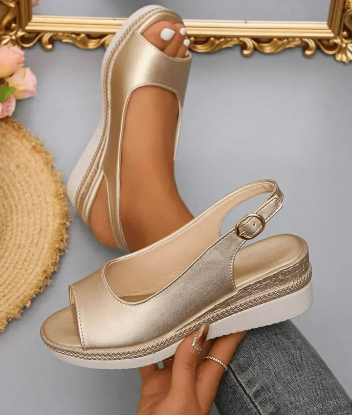 Brittany - Orthopädische bequeme Espadrille-Sandalen