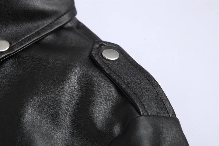 Andrei – Zeitlose Leder-Bomberjacke