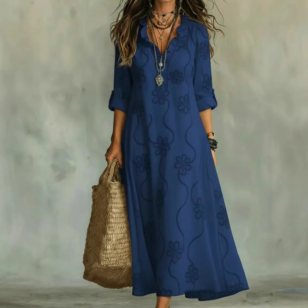 Likka – Blumen-Maxikleid