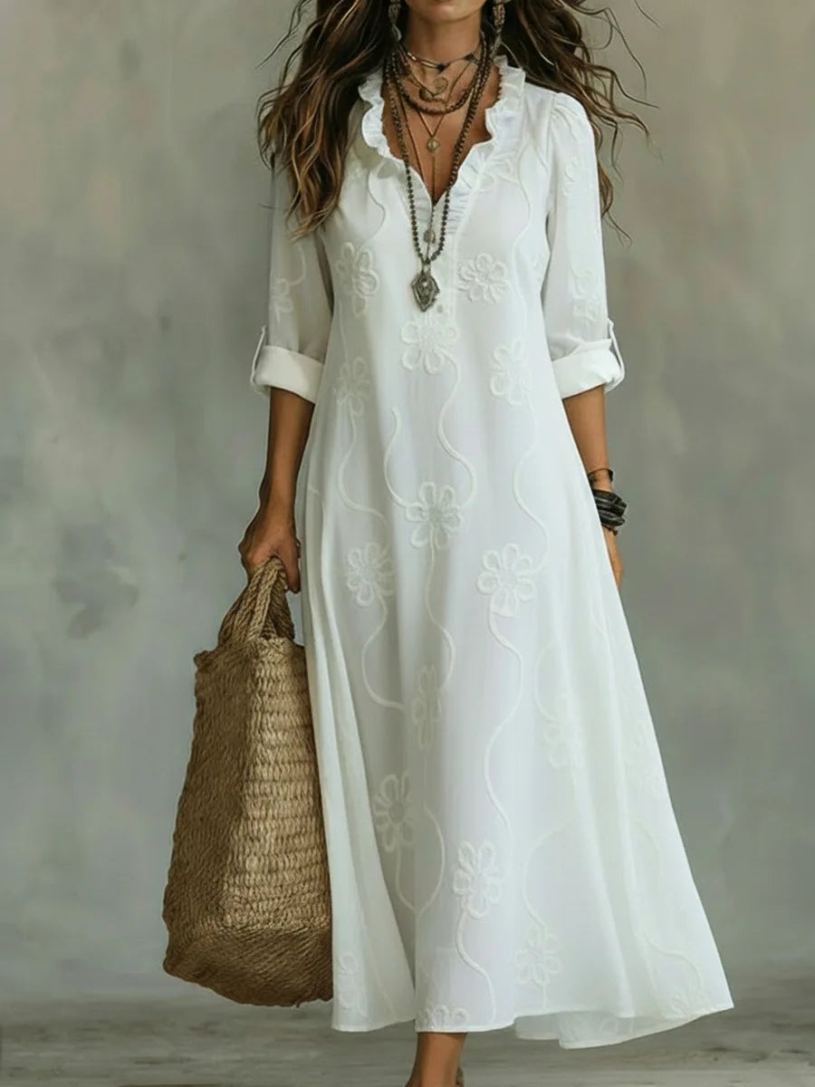 Likka – Blumen-Maxikleid