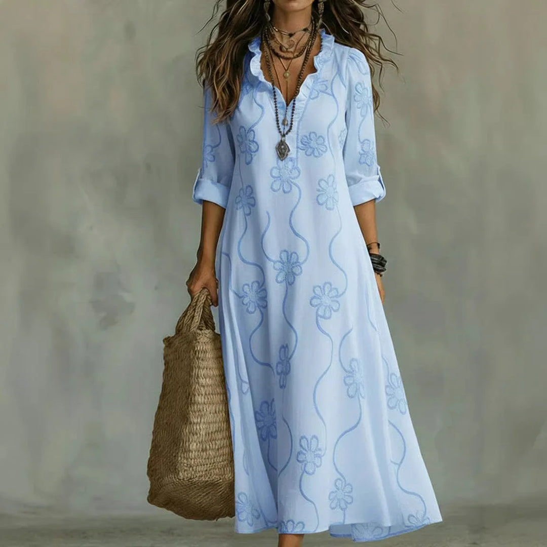 Likka – Blumen-Maxikleid