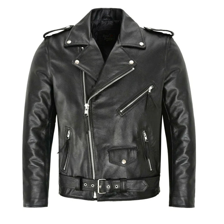 Andrei – Zeitlose Leder-Bomberjacke