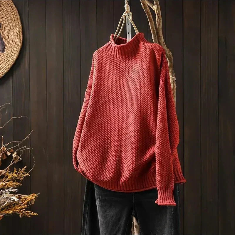 Shiloh – Locker gestrickter Strukturpullover
