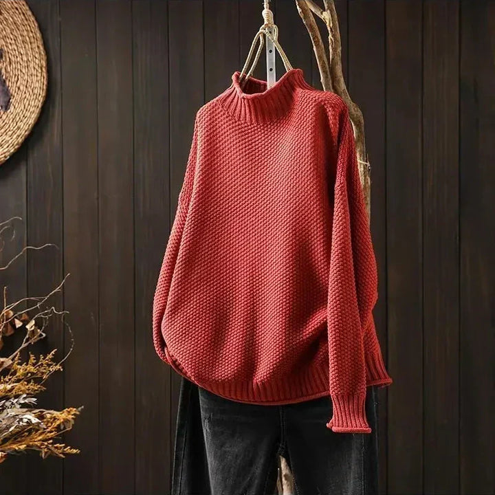 Shiloh – Locker gestrickter Strukturpullover