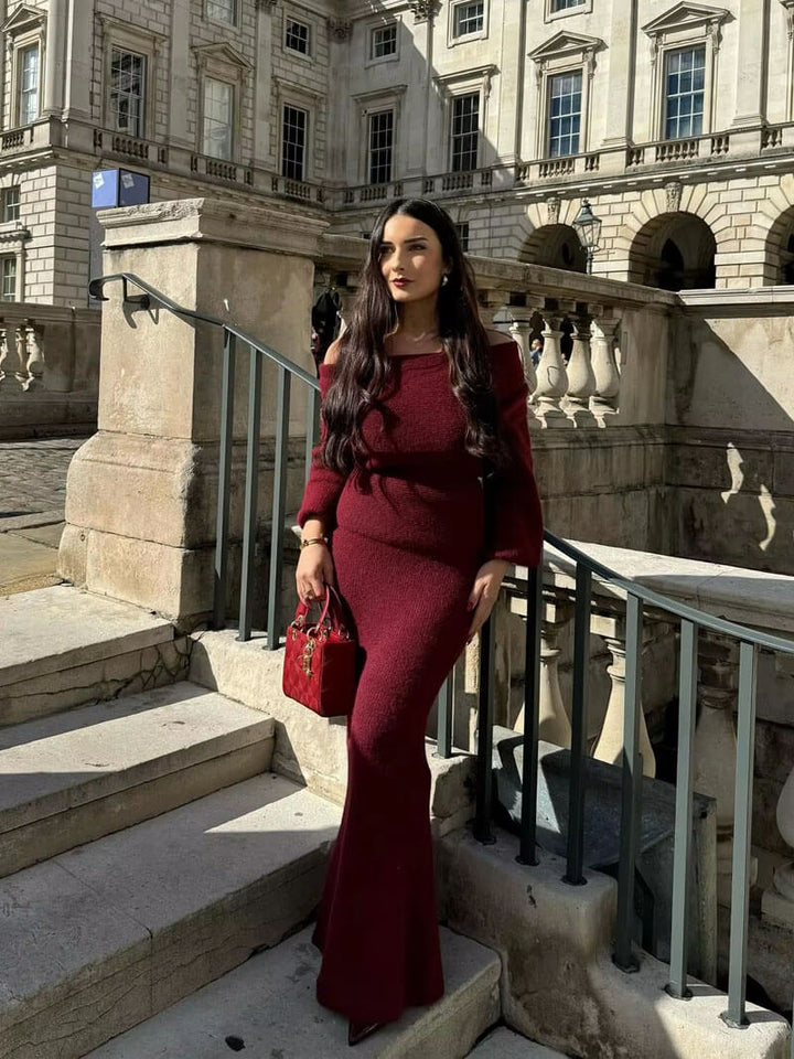 Calista Strick-Maxikleid