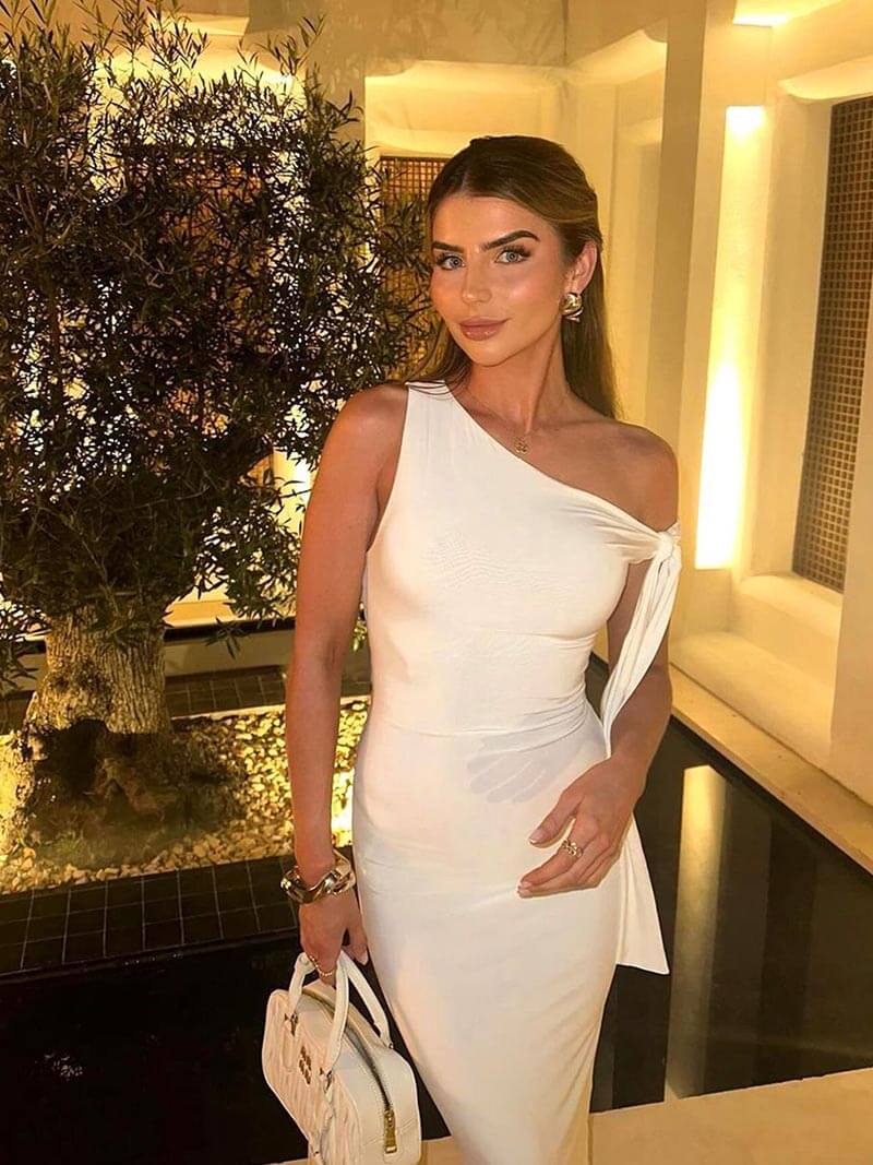 Kylie Maxikleid mit Knotendetail