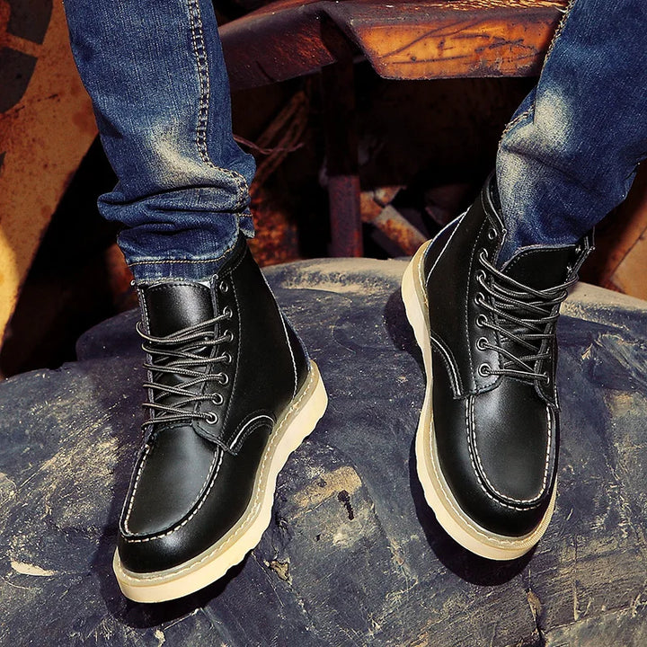 Miller – Retro-Stiefel aus echtem Leder