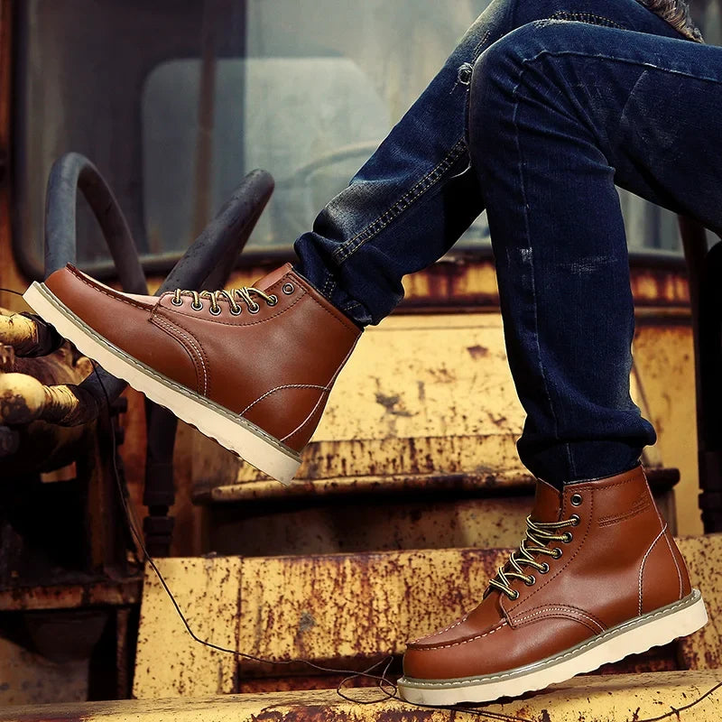 Miller – Retro-Stiefel aus echtem Leder
