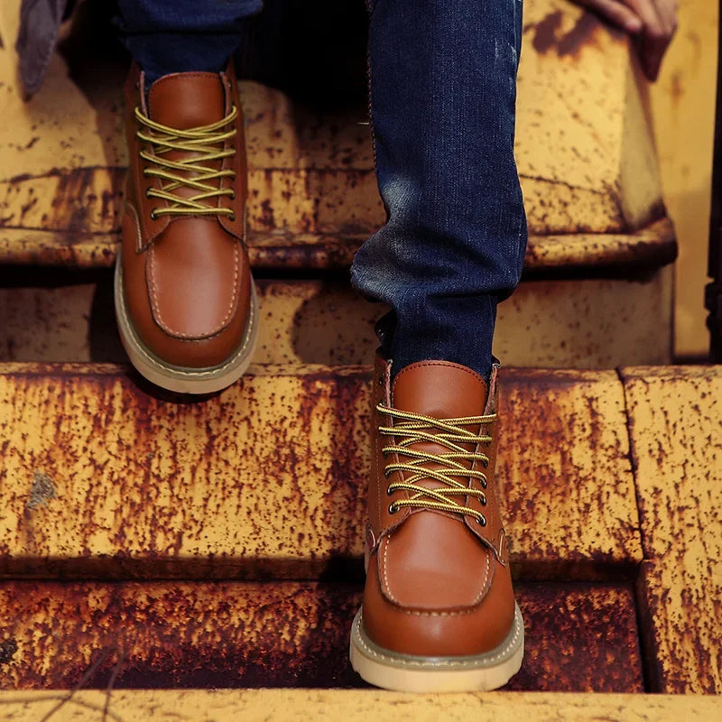 Miller – Retro-Stiefel aus echtem Leder