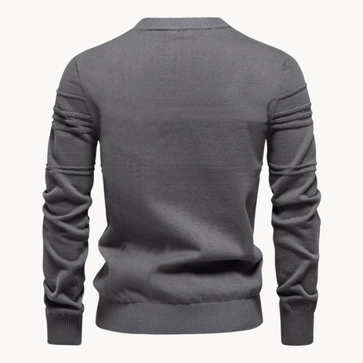 Janno – Elegante Herren-Strickjacke mit Karomuster