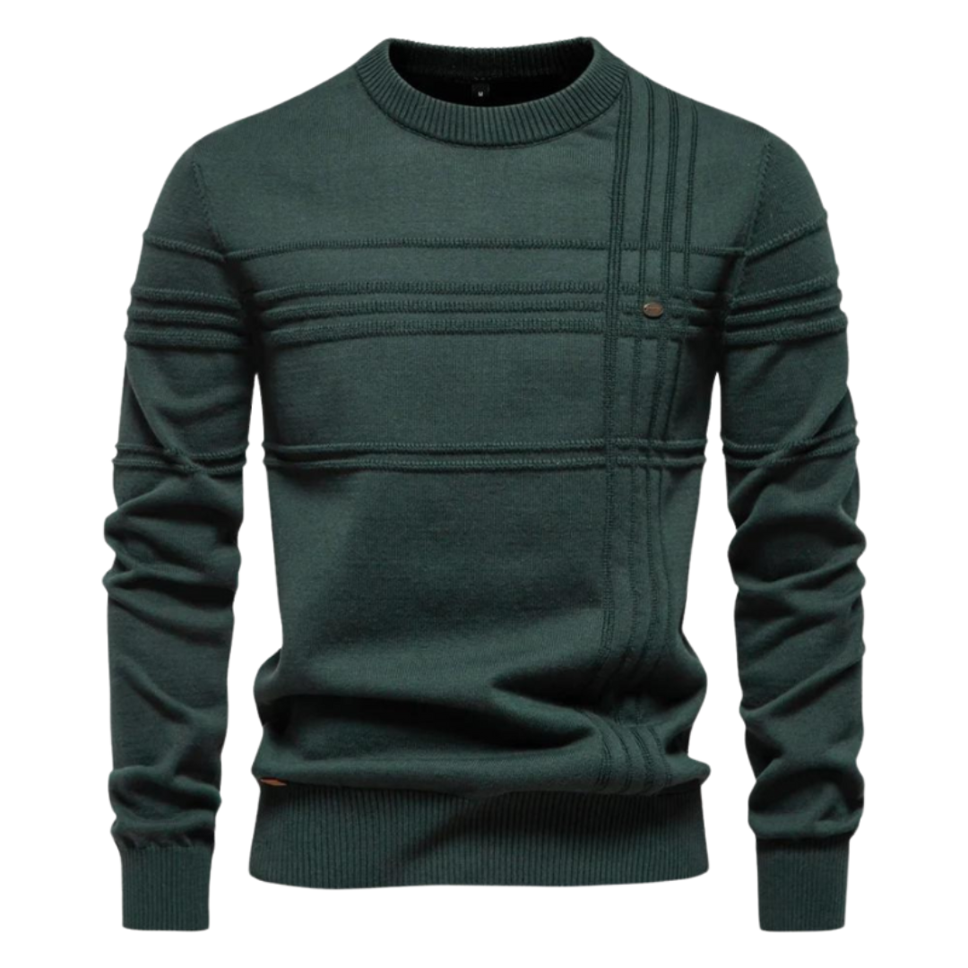 Janno – Elegante Herren-Strickjacke mit Karomuster
