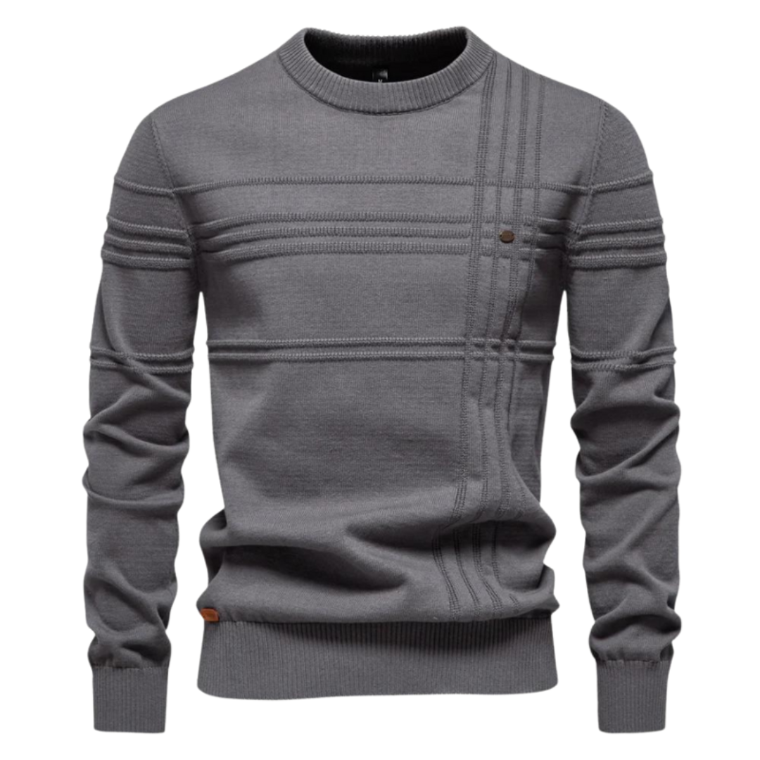 Janno – Elegante Herren-Strickjacke mit Karomuster