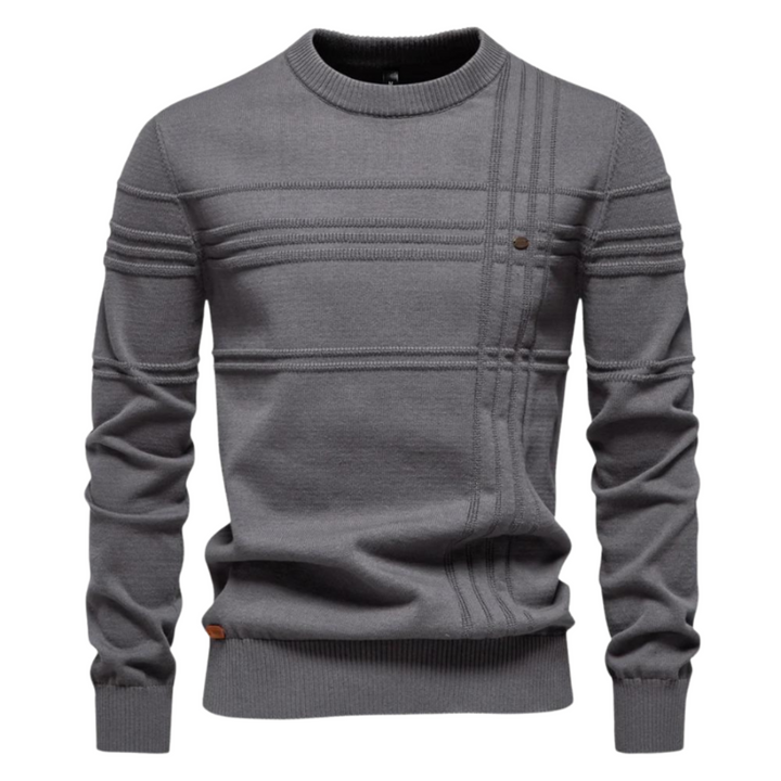 Janno – Elegante Herren-Strickjacke mit Karomuster