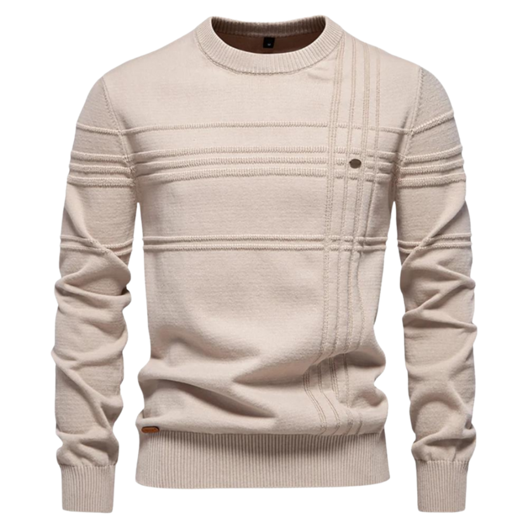 Janno – Elegante Herren-Strickjacke mit Karomuster