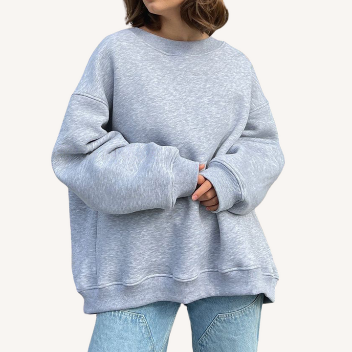 Haley | Übergroßes Fleece-Sweatshirt