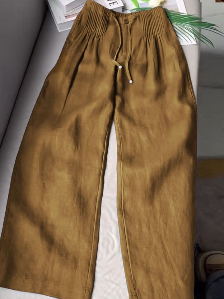 Kat – Atmungsaktive Sommerhose aus Leinenmix