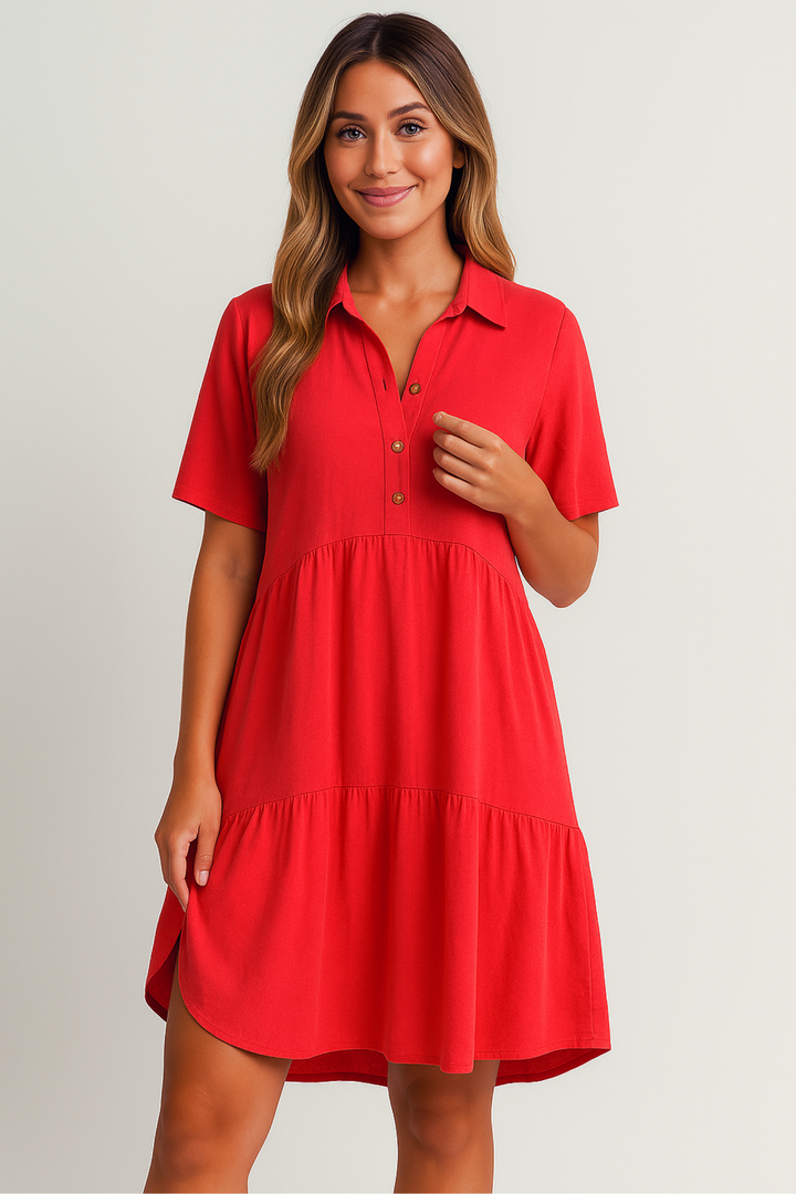 Lena - Lässiges Sommerkleid aus Leinen