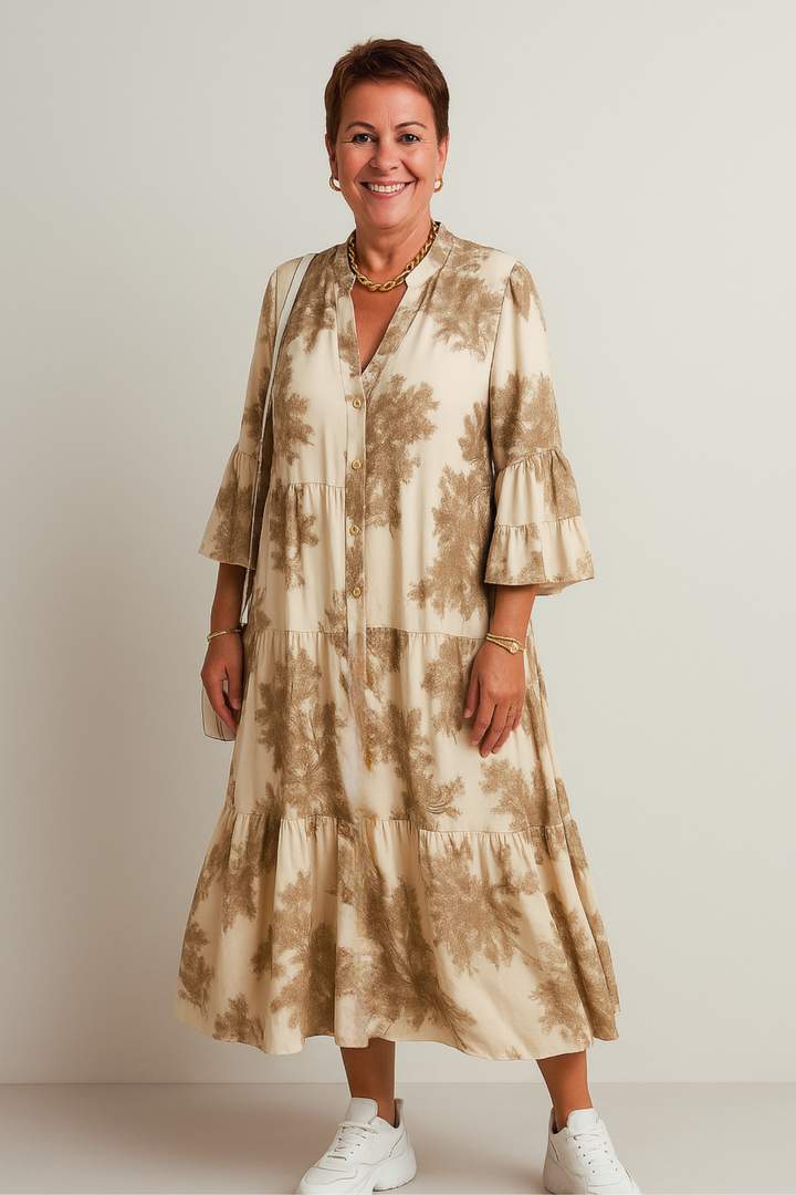 Lena – Elegantes Kleid mit fließendem Schnitt