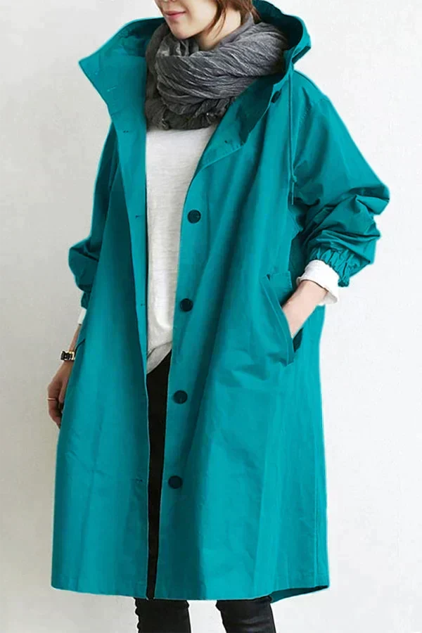 Dottie – Übergroßer wasserdichter Trenchcoat