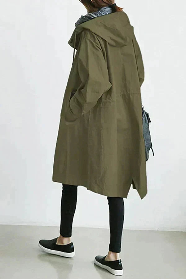 Dottie – Übergroßer wasserdichter Trenchcoat
