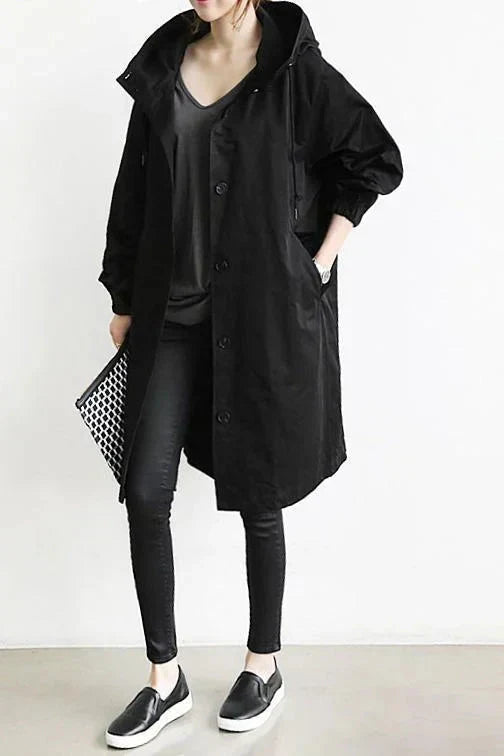 Dottie – Übergroßer wasserdichter Trenchcoat