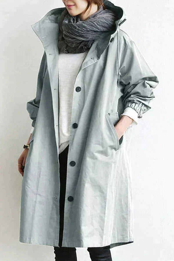 Dottie – Übergroßer wasserdichter Trenchcoat