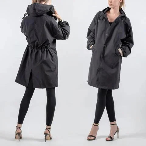 Dottie – Übergroßer wasserdichter Trenchcoat