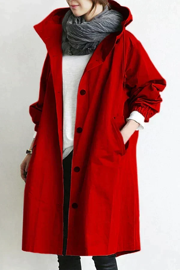 Dottie – Übergroßer wasserdichter Trenchcoat