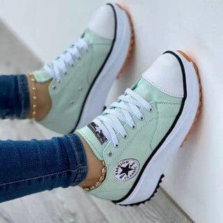 Ricabelle – Damen-Plateau-Sneaker mit Schnürung