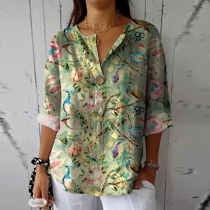 Dannika - Leichte Blumenbluse